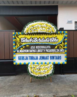 Papan Bunga Duka di Pepera