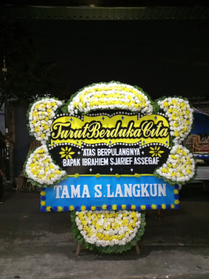 Papan Bunga Duka di Pepera