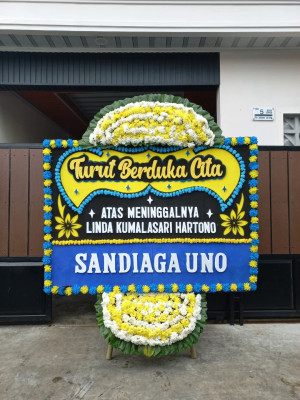 Papan Bunga Duka di Pepera